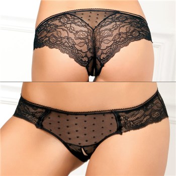 CROTCHLESS LACE ‘N DOTS PANTY Lincoln, NE