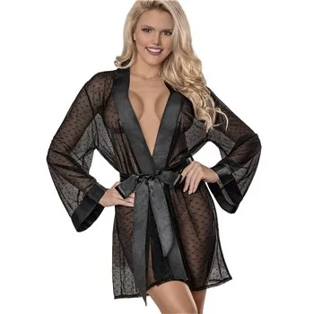 Lingerie Sleepwear Kimono Robe Piqua 