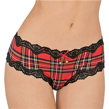 PLAID CUTIE CROTCHLESS PANTY