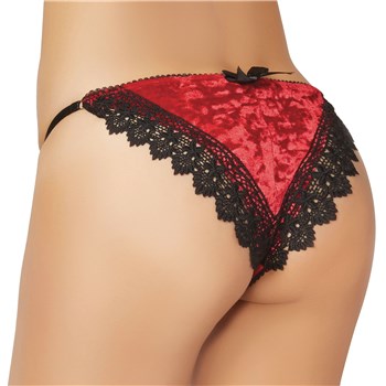 Las Vegas RED HOT LOVER'S FRENCH CUT PANTY