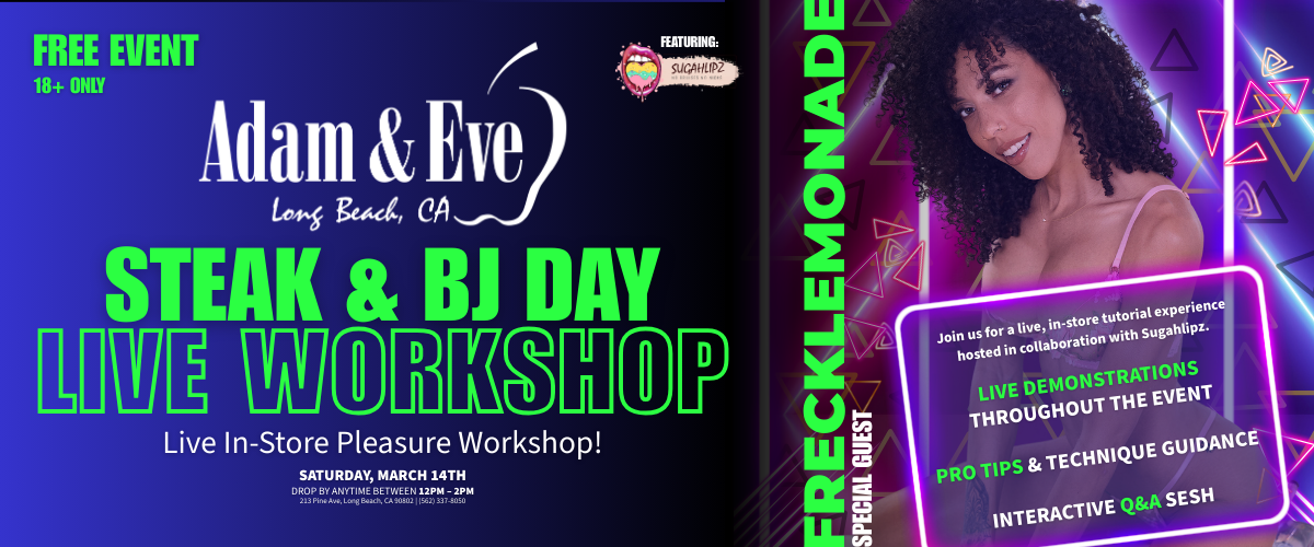 Steak & BJ Day Live Workshop Live In-Store Pleasure Workshop!